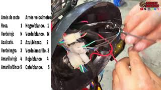 Instalación de velocímetro y tacómetro ft 125 modificada 5to video [upl. by Carmelo]