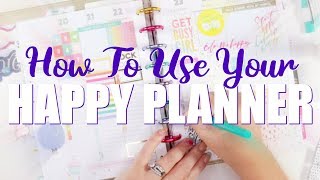 How To Use Your Happy Planner  A Beginners Guide [upl. by Eitsirhc]