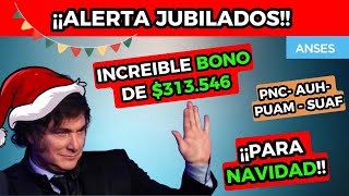 🚨ALERTA JUBILADOS🚨 ANSES ACTIVA AUMENTO de 💲313546 para NAVIDAD💸  AUH  PNC  PUAM  SUAF [upl. by Ekihc598]