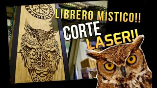 ¿¿COMO hacer un LIBRERO MISTICO de MADERA TUTORIAL muy RAPIDO y SENCILLO [upl. by Jane724]