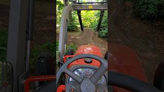 Rasen anlegen mit Kubota B 1241 und Gartenland Flash Umkehrfräse tractor kubota garten [upl. by Ecissej]