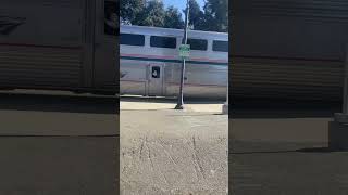 Amtrak California Zephyr Westbound Davis Station [upl. by Jadd]