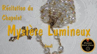 Prions Ensemble Le chapelet  Mystère Lumineux  Jeudi [upl. by Copland]