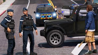 GTA 5 PATROUILLE AVEC LA GENDARMERIE  LSPDFR 1078 [upl. by Mazel612]