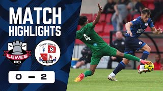 EXTENDED HIGHLIGHTS  Lewes vs Crawley Town [upl. by Catima532]