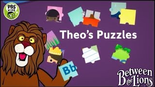 ♡ Between The Lions  Theos Puzzle  Educational Video Game For Kids [upl. by Emoraj]