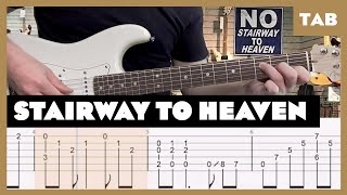 Led Zeppelin  Stairway to Heaven  Guitar Tab  Lesson  Cover  Tutorial [upl. by Thin528]