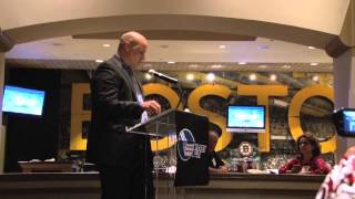 2013 Concannon Media Award recipient Dan Parkhurst at Hockey East Media Day [upl. by Aeuhsoj849]