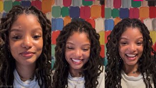 Halle Bailey explains the meaning of her new song quotAngelquot [upl. by Dott]