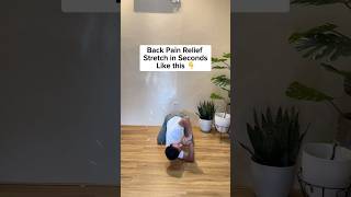 Back Pain Relief Stretch in Seconds Like this 🤩🤩🤩 backpainrelief backpain [upl. by Peppi]