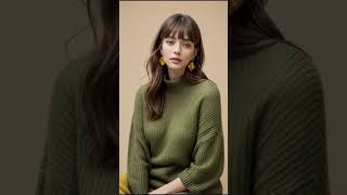 Citrine Earrings amp Olive Green Sweater Dress [upl. by Ching937]