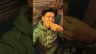 1st Time Sandwich 🥪Eating Reaction shorts [upl. by Drallim]