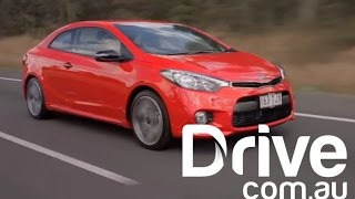 Kia Cerato Koup Review  Drivecomau [upl. by Adnorahc]