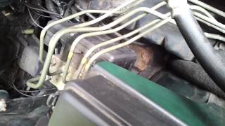 Jaguar XJ8 X300 ABS pump removal repair [upl. by Procter]