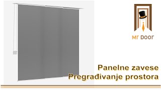 Panelne zavese kao pregradni pokretni zid [upl. by Radburn]