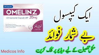 Omeprazole capsules IP 20 mg in Hindi  Omeprazole 20 mg  Omeprazole capsule  Omelinz 20mg capsule [upl. by Salocin]