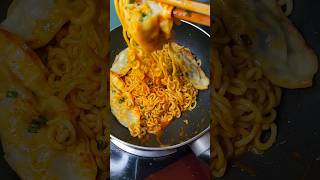 Spicy noodlemandu shortsasmr cookingnoodlesnoodlesrecipeviral trendingfyp [upl. by Schulein]