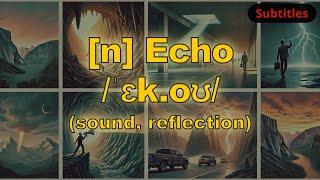 n Echo meaning sound reflection with 5 examples [upl. by Allimrac60]