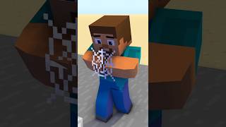 Minecraft Steve Vs Spiderman The Epic Battle minecraft [upl. by Babbie]