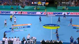 1 Halbzeit Deutschland  Frankreich Handball WM 2013  Freitag 18012013 [upl. by Celisse]