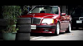 cinemascope 1993 mercedes AMG 300CE convertible Cabrio TAIWAN  RE Grading [upl. by Ailuj]