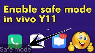 enable safe mode in vivo y11 mobile  disable safe mode in vivo y11 mobile  what is safe mode [upl. by Akiv]