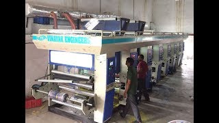 6 Colour Rotogravure Printing Machine For Sale  machinesalein [upl. by Lazar]