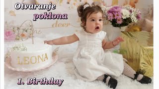 PROSLAVA 1 RODJENDANA🎂 Leona is ONE 🧚🏻 [upl. by Akemehs35]