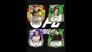 Casillas 🇪🇸 vs Buffon 🇮🇹 vs Schmeichel 🇩🇰 vs Yashin 🇷🇺 fcmobile shorts [upl. by Selda]