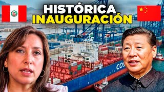 Puerto de Chancay en Vivo Así fue la Histórica Inauguración [upl. by Ayotahs82]