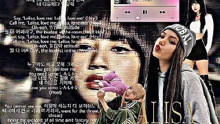 Lalisa lyrics 💗✨🎀🎤 [upl. by Airdnaed235]