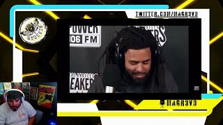 JCOLE LA LEAKERS FREESTYLE  REATION [upl. by Costanzia]