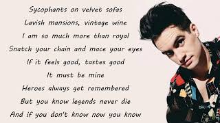 Panic at the Disco Emperors New Clothes Lyrics [upl. by Victorine]