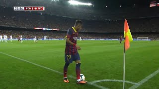 Neymars First Game at Camp Nou [upl. by Guss]