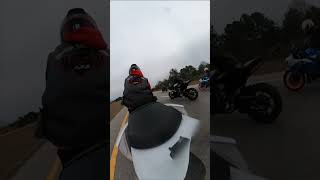 GSXR1000 vs BMW S1000RR K67 Roll race [upl. by Landsman444]