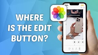 Where is the Edit Button in iPhone Photos  iOS 18 [upl. by Klement]