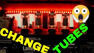 Tube Amp  How to change Tubes  Laney Ironheart  GuitarNeeds [upl. by Eehc]