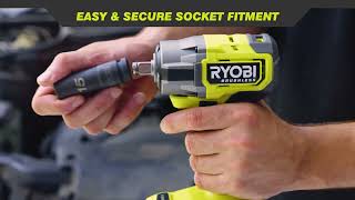 RYOBI® 18V ONE™ Compact Impact Wrench RIW18CBL [upl. by Dnaltiac]