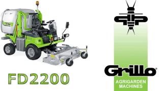 Grillo FD2200 4WD Çim Biçme Traktörü  4x4 Şanzımanlı Oturaklı Çim Biçme Makinesi MAPAŞ AŞ [upl. by Lune]