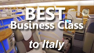 Emirates Business Class from New York JFK to Milan MXP [upl. by Kleiman]