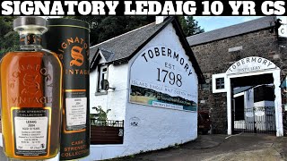 Signatory Vintage Cask Strength Collection Ledaig 2004 10 Year Single Malt Scotch Whisky Review [upl. by Ralph]