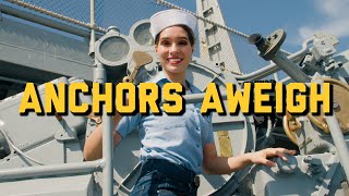 Anchors Aweigh  US Navy Song WWII Version [upl. by Loren]