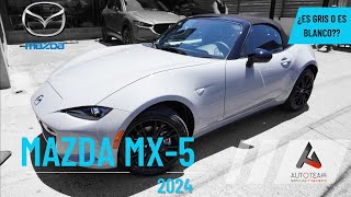 Mazda MX 5 2024 Gris Acero 🔥😎🤟 [upl. by Yenruoc312]