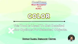 Color in CorelDraw  Color used in English  Tools in CorelDraw and their functions [upl. by Seana318]