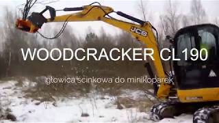 WOODCRACKER CL190 głowica ścinkowa do minikoparek [upl. by Renferd]