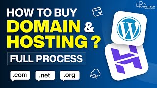 How to Buy a Domain amp Hosting for Website  StepbyStep Process [upl. by Atekan680]