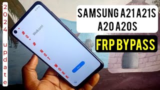 Samsung A21 A20s A21s A20 Google Account Bypass Frp Step by step enable Adb failed New Method [upl. by Maurey]