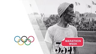 Albin Stenroos Wins Marathon In Soaring Paris Heat  Paris 1924 Olympics [upl. by Martens]