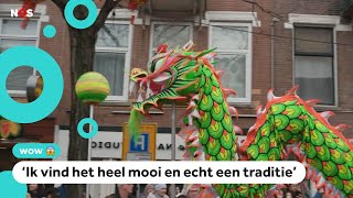 Kinderen vieren Chinees nieuwjaar [upl. by Ymaj]