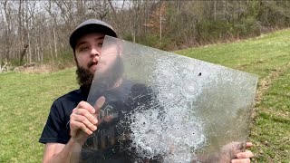 22 Ammo amp 308 Ammo Vs bulletproof glass [upl. by Reham654]